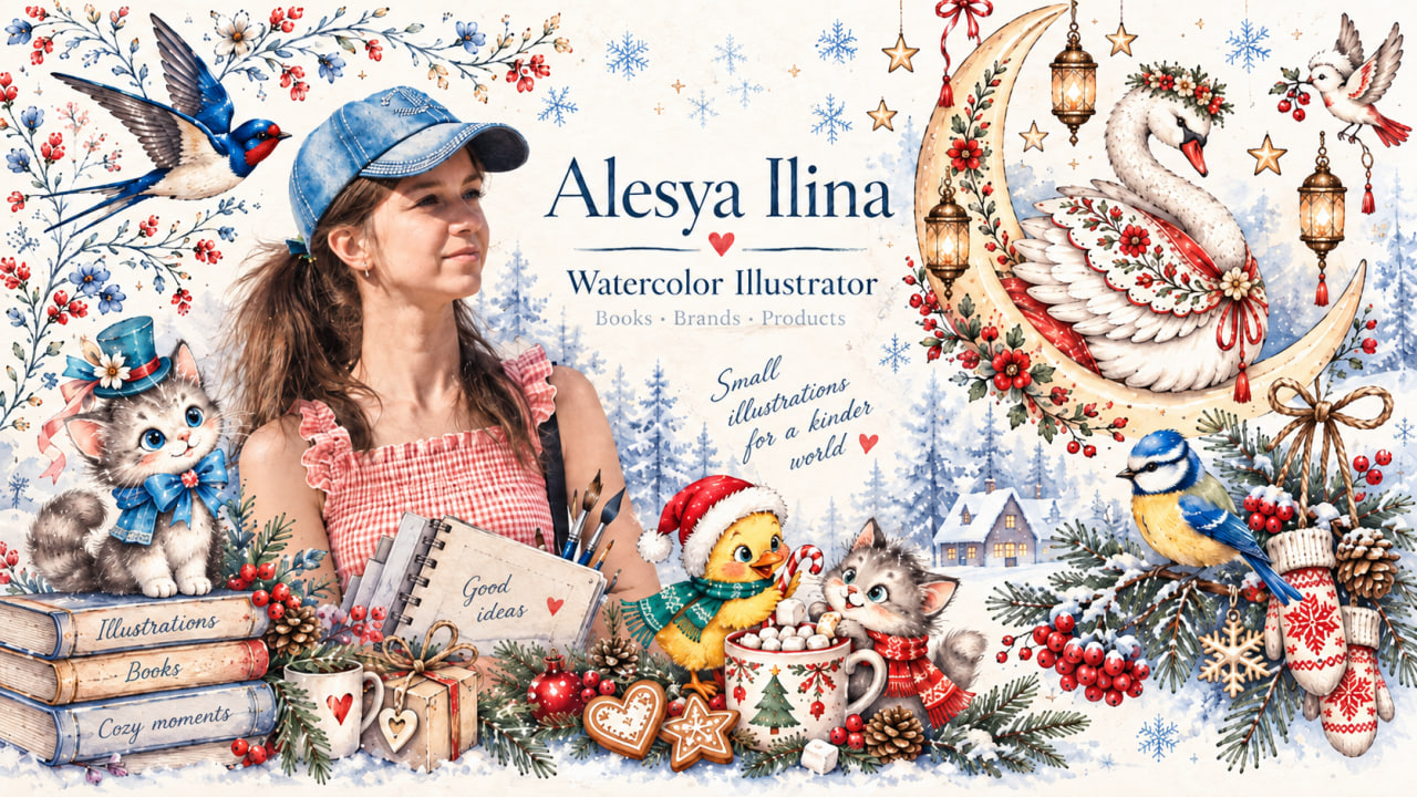 Alesya Ilina and her illustrations