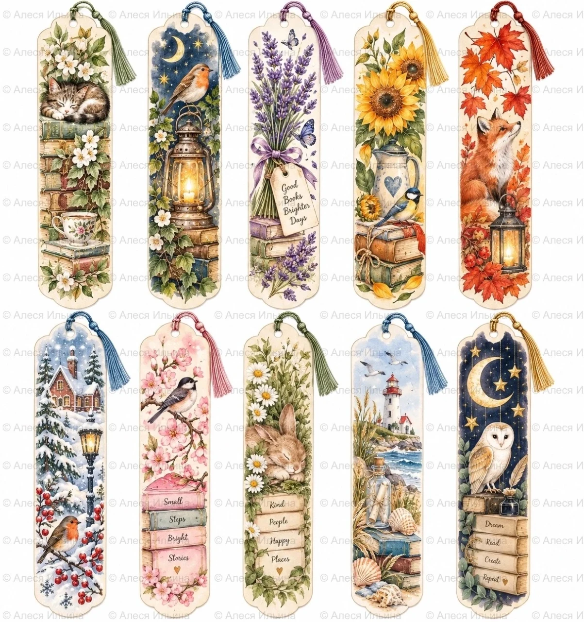 Bookmark collection — Bookish Tassel Collection