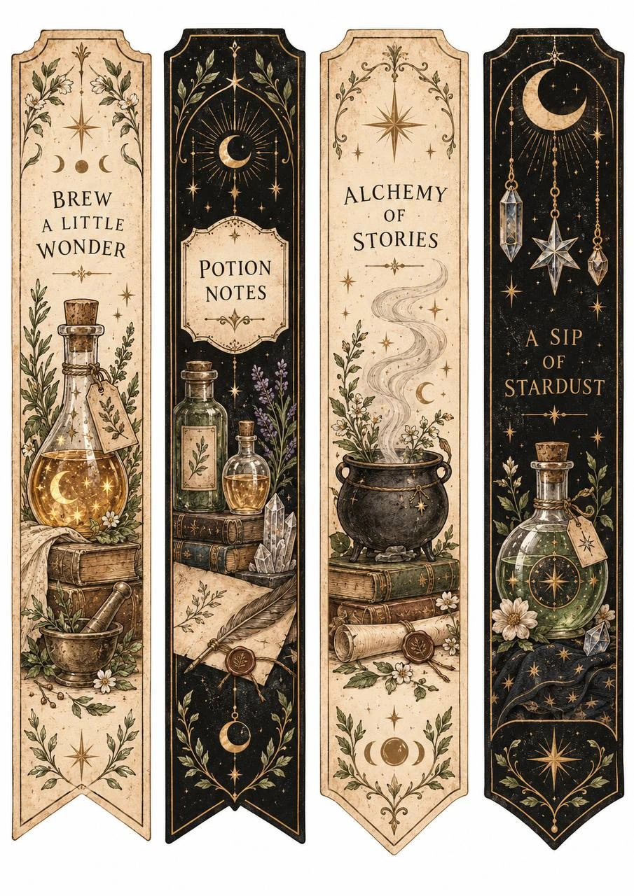 Magical Potion Bookmarks
