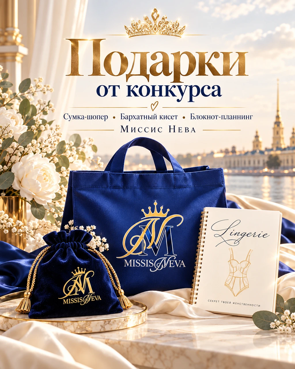 Gifts from the Miss Neva contest