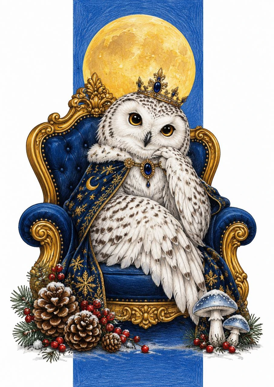 The Winter King of Owls