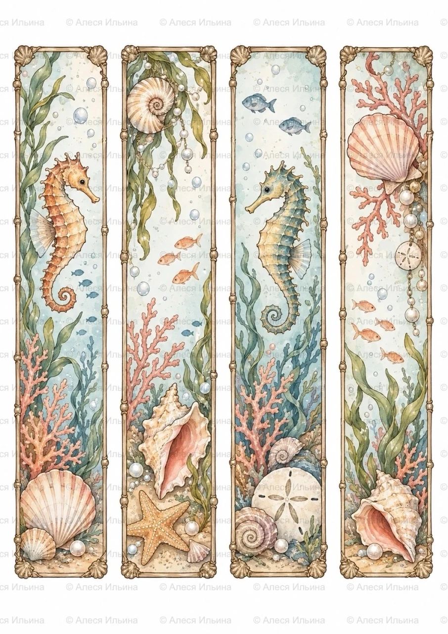Bookmark collection — Seahorse Seaside