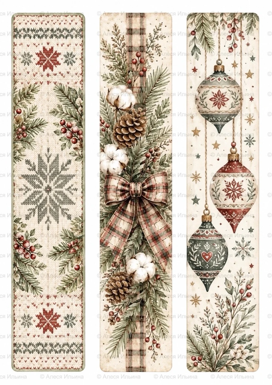Bookmark collection — Nordic Christmas