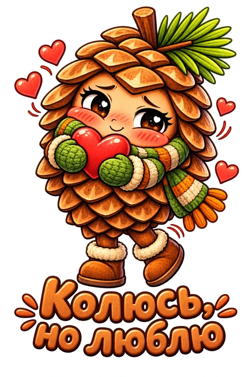 Messenger sticker — Prickly but Loving