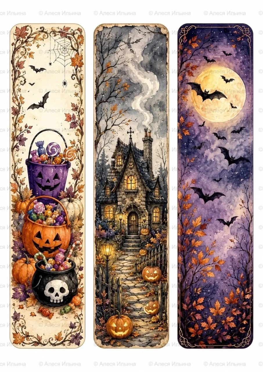 Bookmark collection — Haunted Autumn