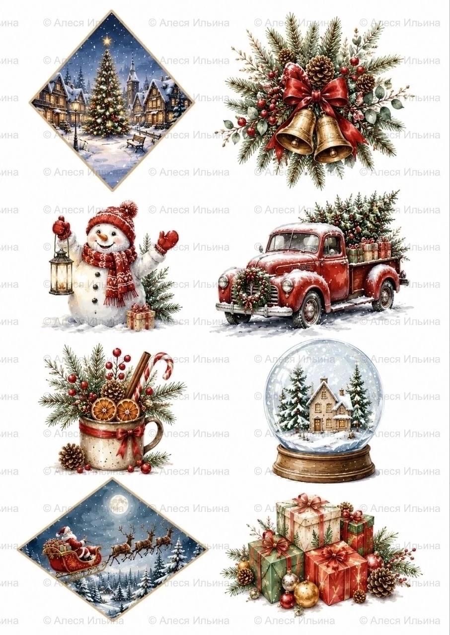Sticker collection — Christmas Sticker Set