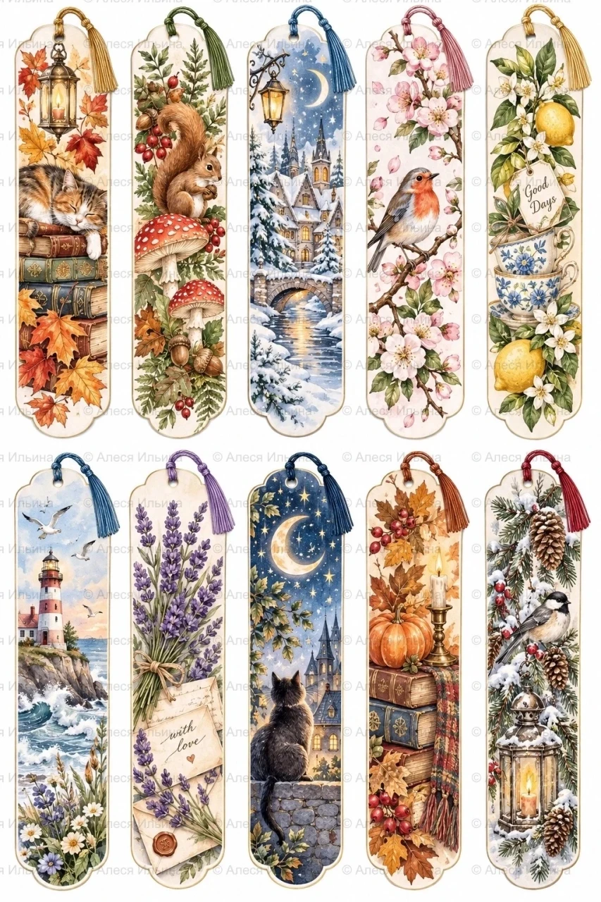 Bookmark collection — Tassel Bookmark Collection