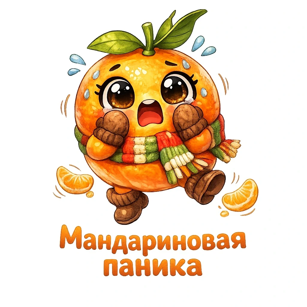 Messenger sticker — Mandarin Panic